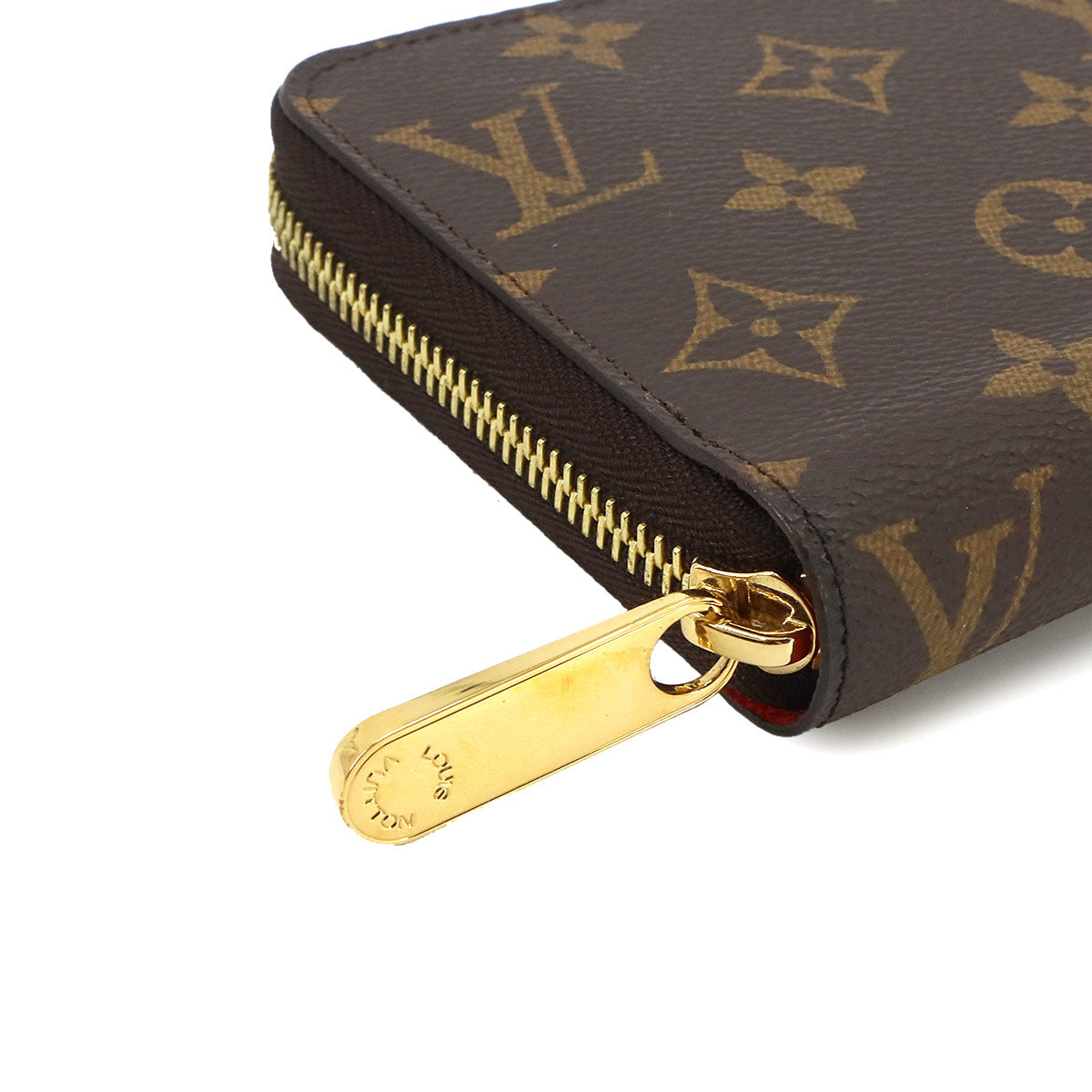 Monogram Zippy Wallet Brown Coquelicot M41896 Purse