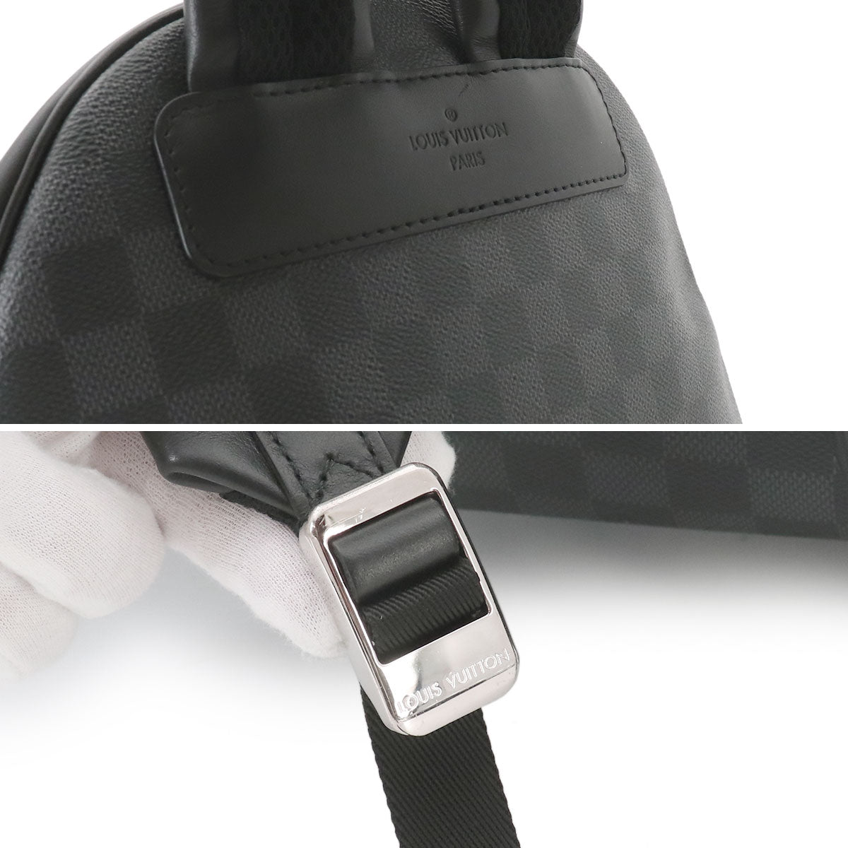 Damier Graphite Josh NV Backpack Black N40365 Purse