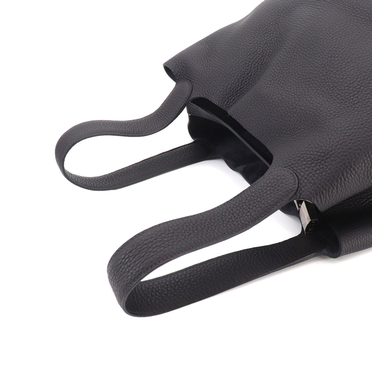 Picotin Lock 26 GM Hand Bag Taurillon Clemence Prunoir