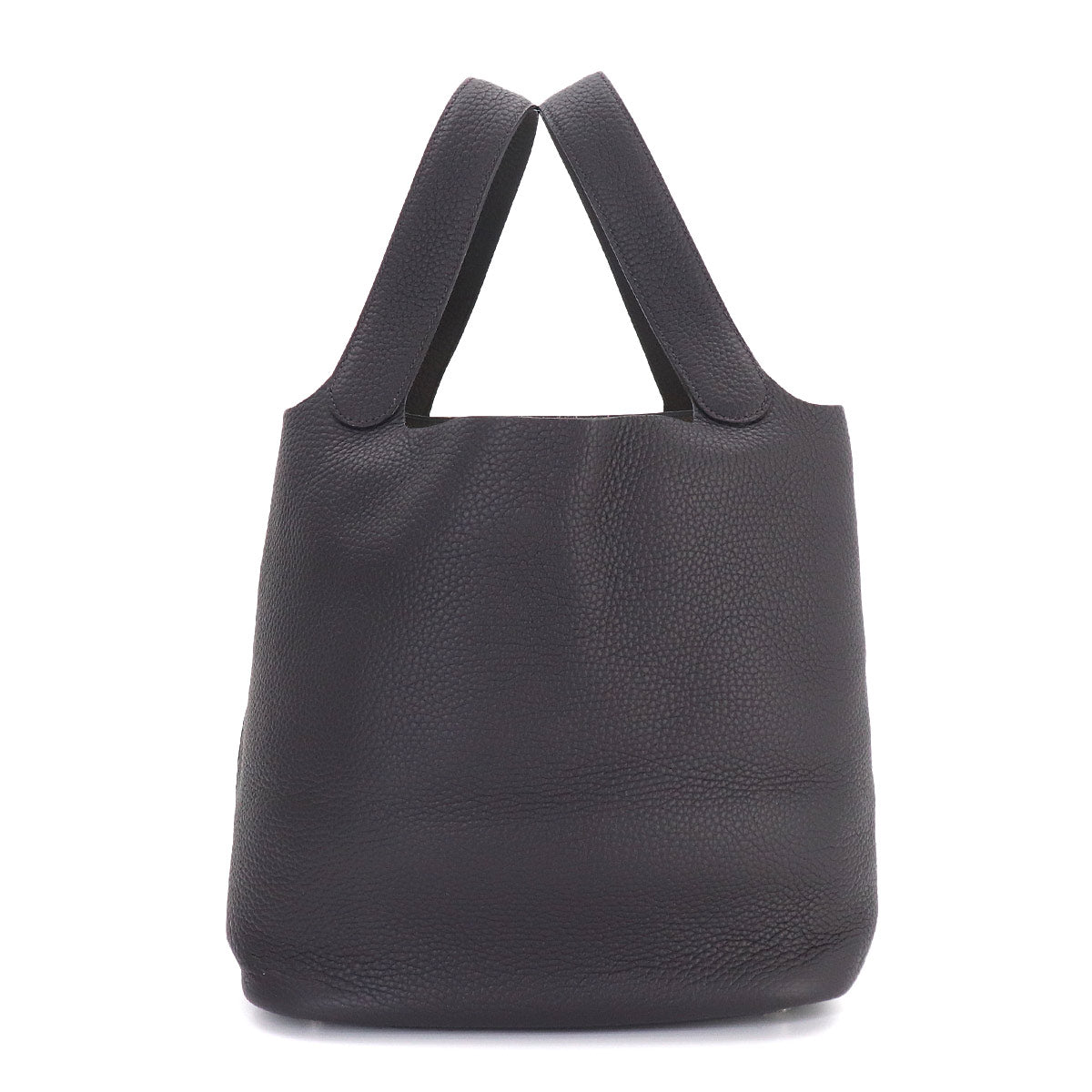 Picotin Lock 26 GM Hand Bag Taurillon Clemence Prunoir