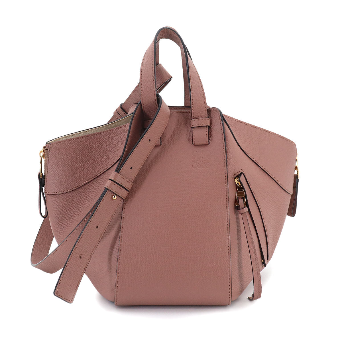 Hammock Small Hand Shoulder Bag Leather Brown Purse