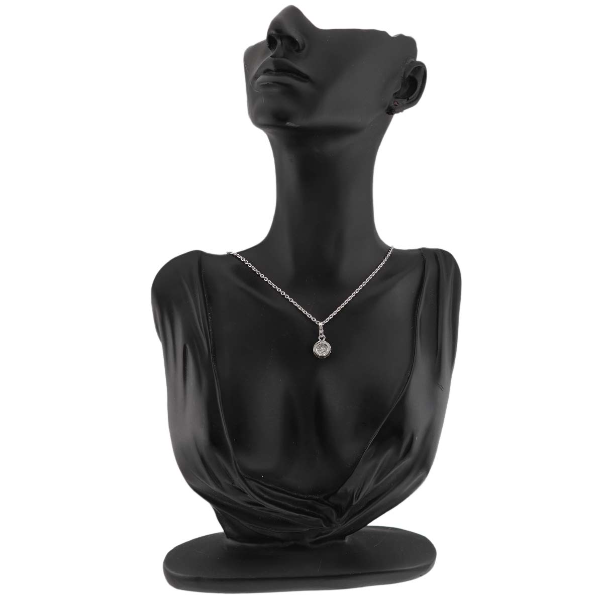 Diamond Necklace 18K White Gold 750