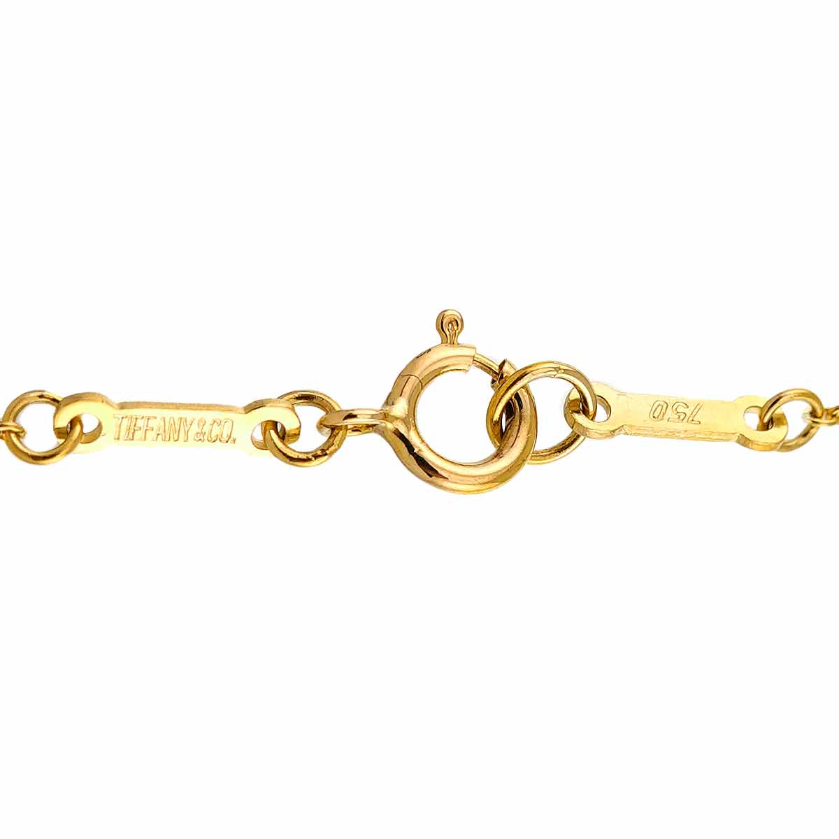 Open Heart Necklace 18K Yellow Gold 750