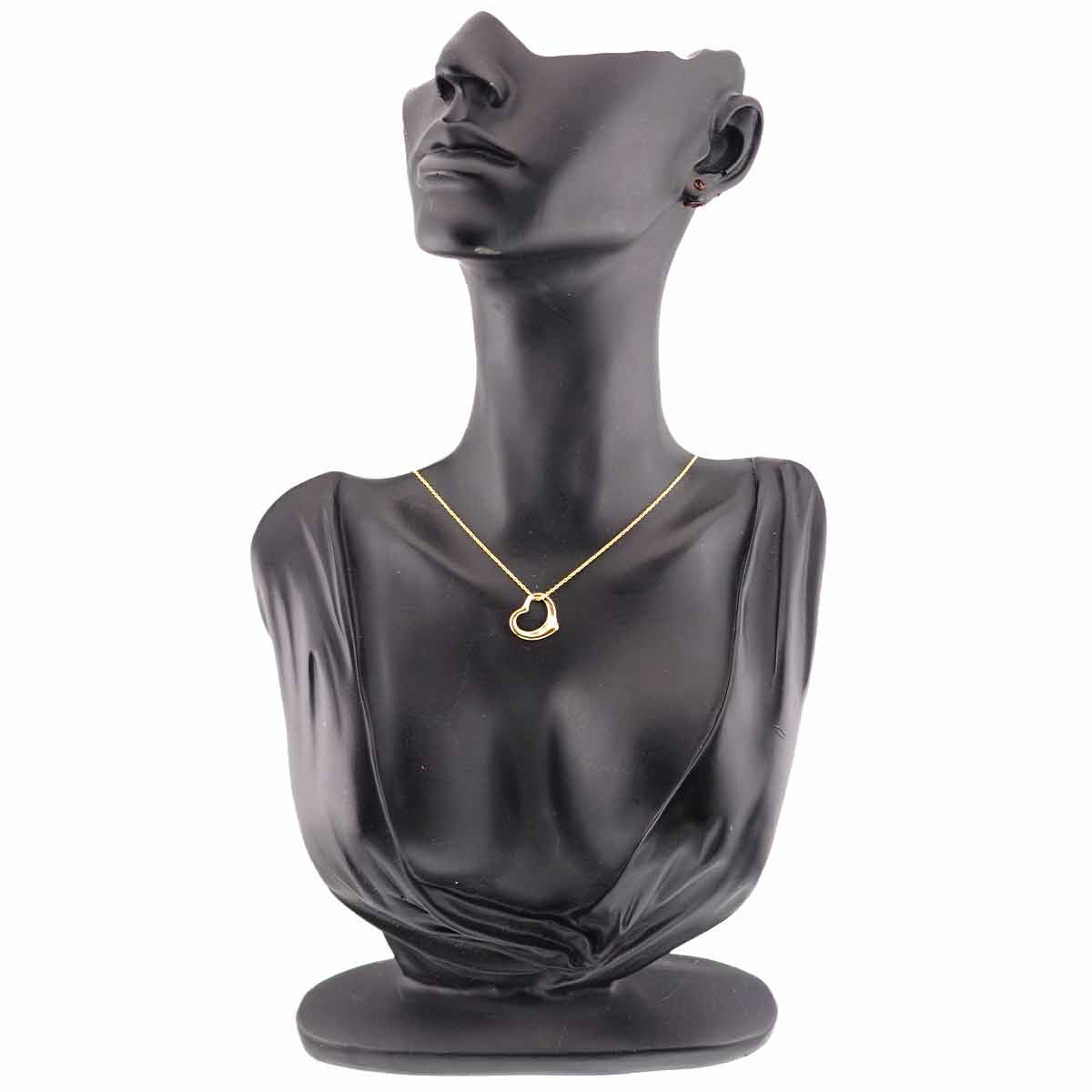 Open Heart Necklace 18K Yellow Gold 750