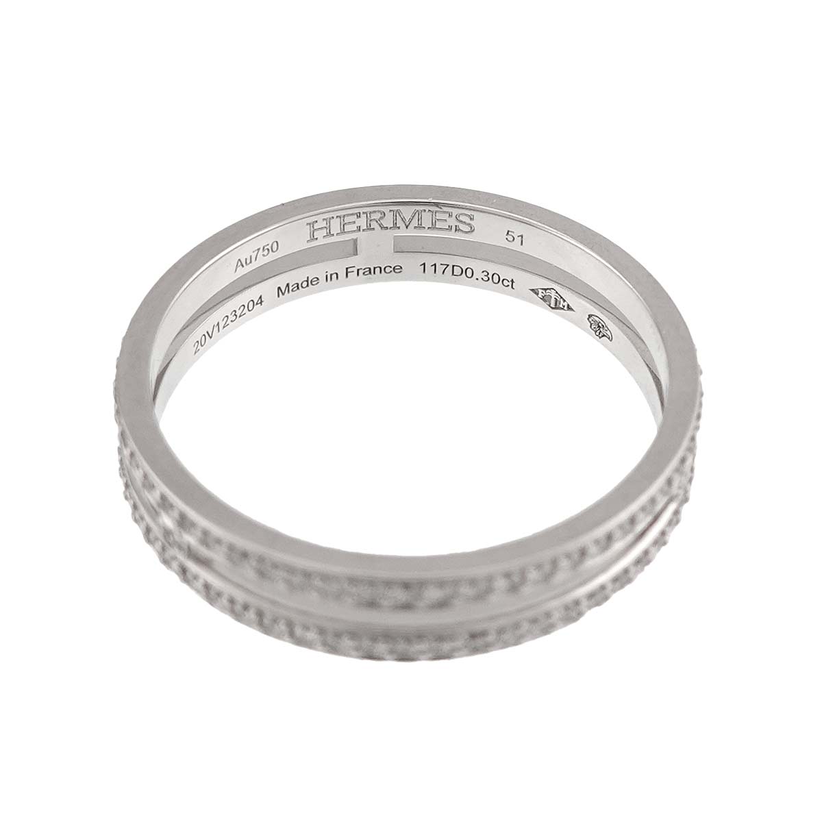 Alianne PM Diamond 0.30ct Ring K18 WG 750 Size51 5.5-5.75(US)