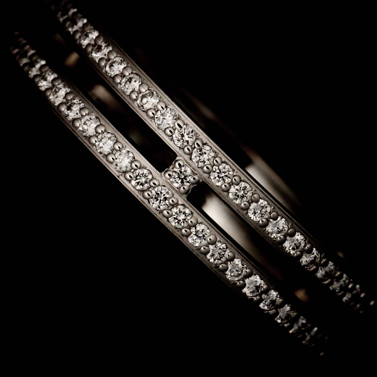Alianne PM Diamond 0.30ct Ring K18 WG 750 Size51 5.5-5.75(US)