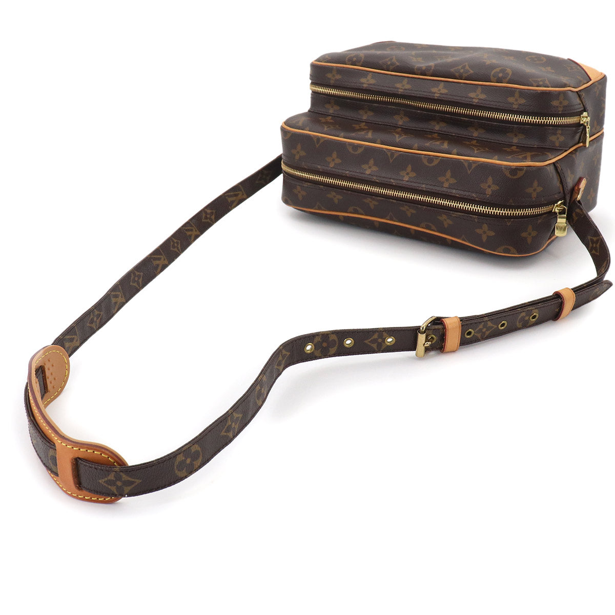 Monogram Nile Shoulder Bag Brown M45244 Purse