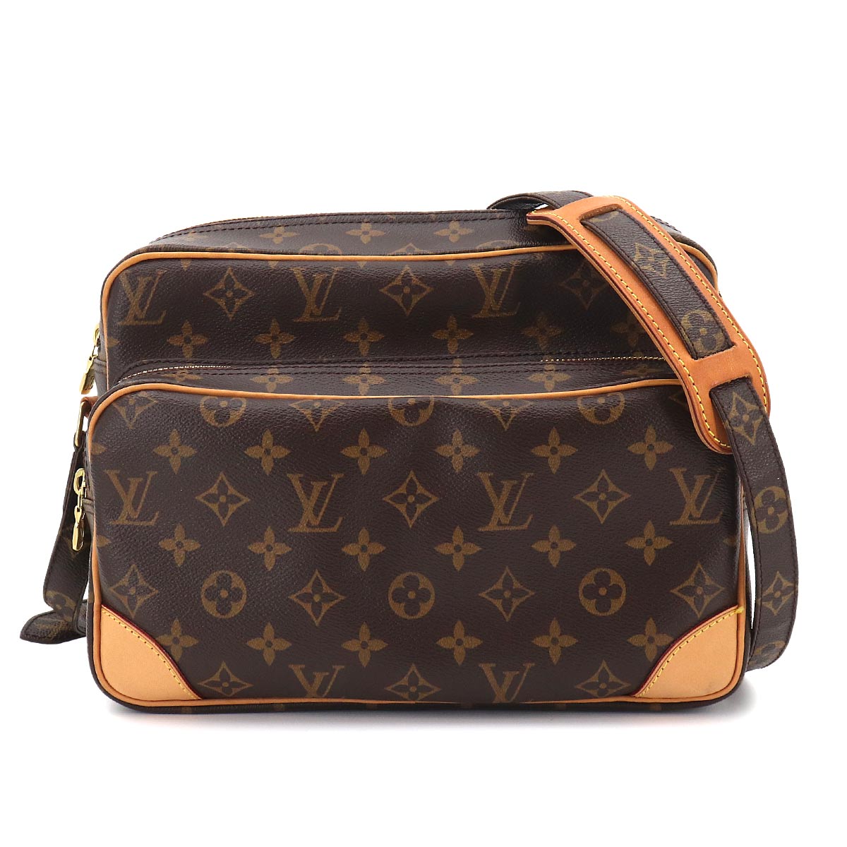 Monogram Nile Shoulder Bag Brown M45244 Purse