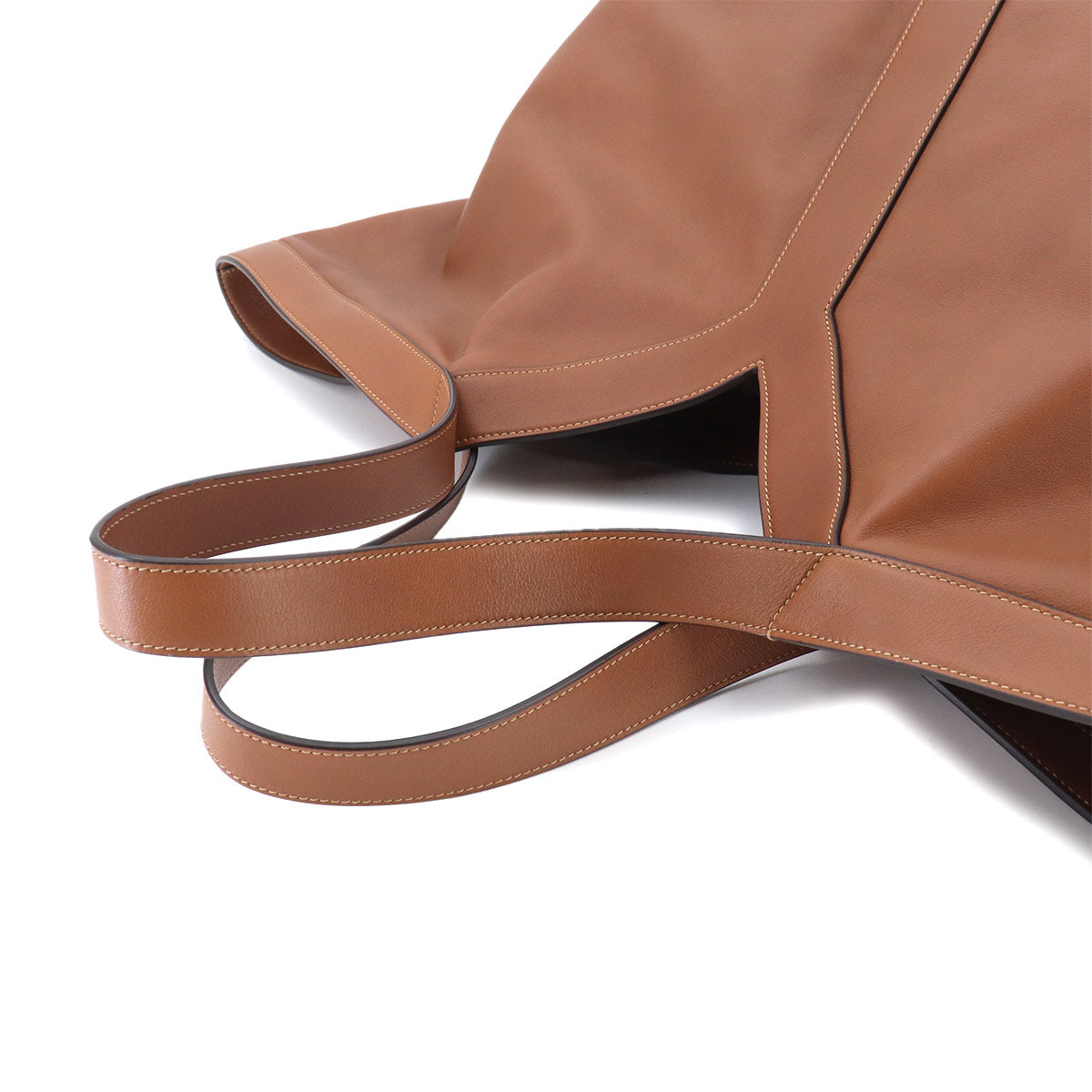 Y Tote Bag Leather Brown 817602 Purse
