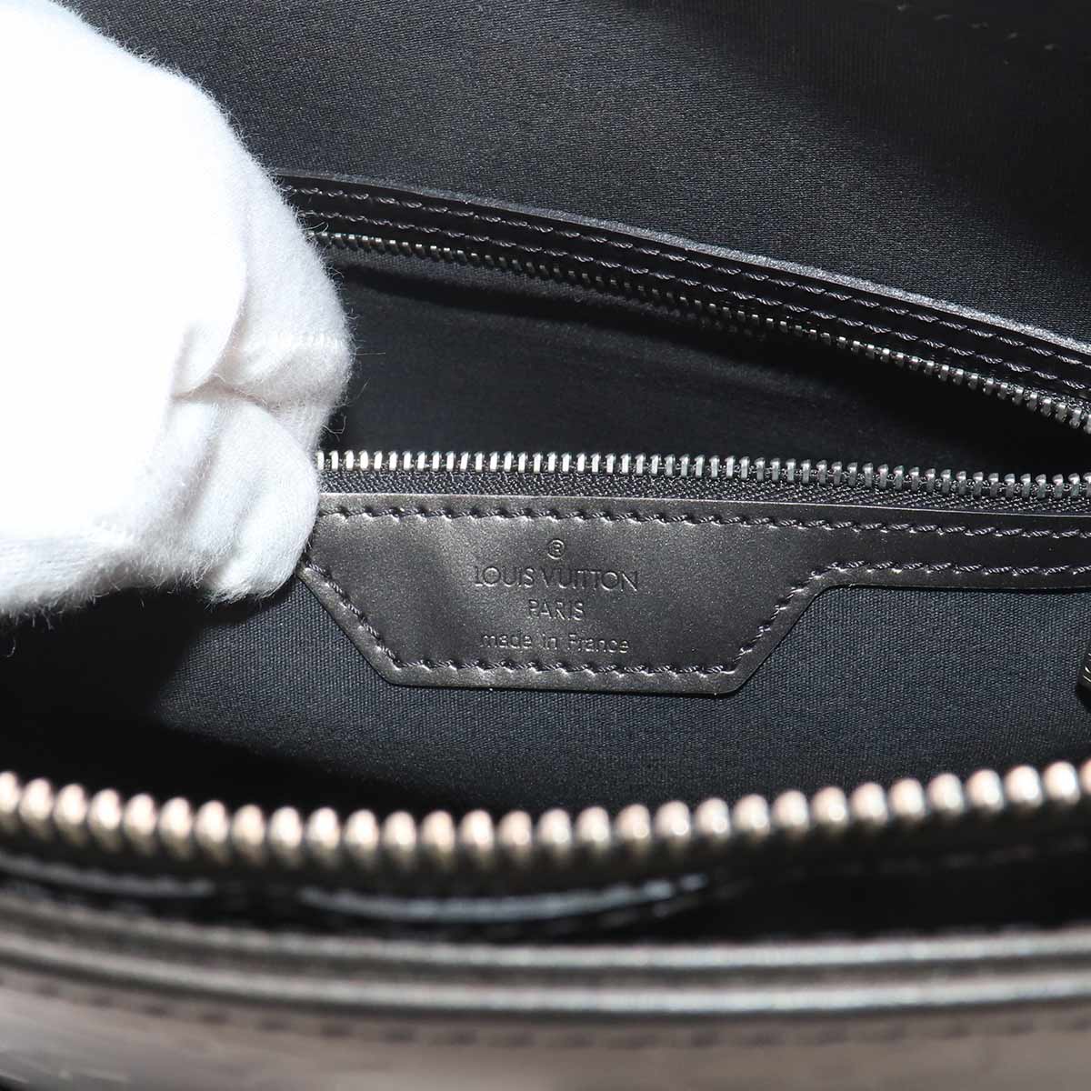 Monogmra Mat Leather Wilwood Tote Bag Black M55102