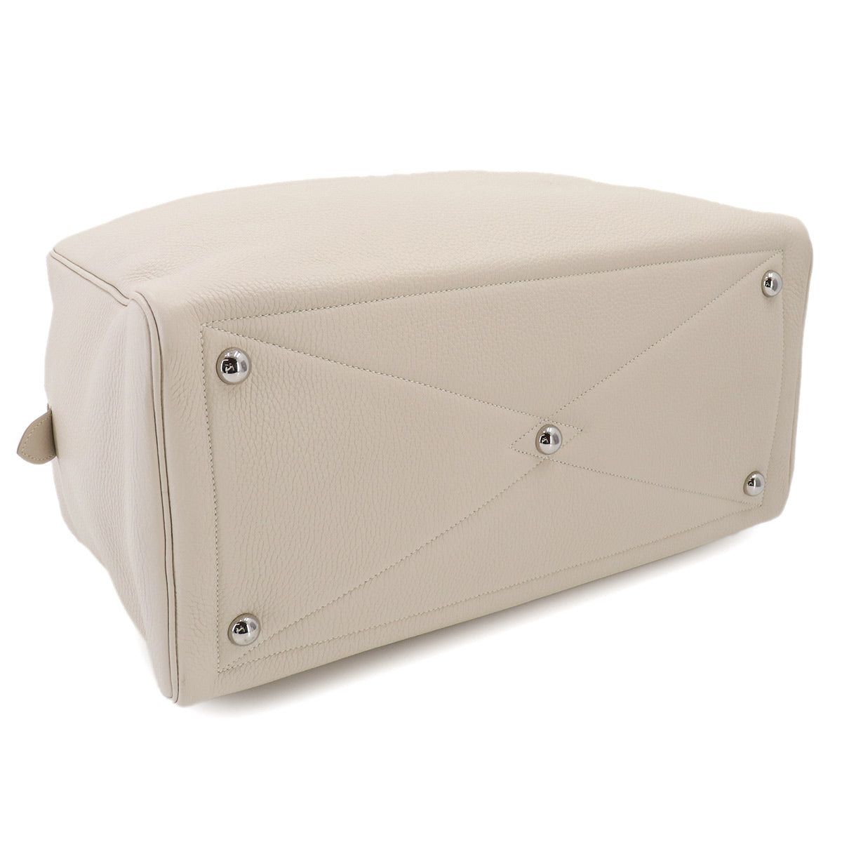 Victoria 43 Hand Bag Taurillon Clemence Craie