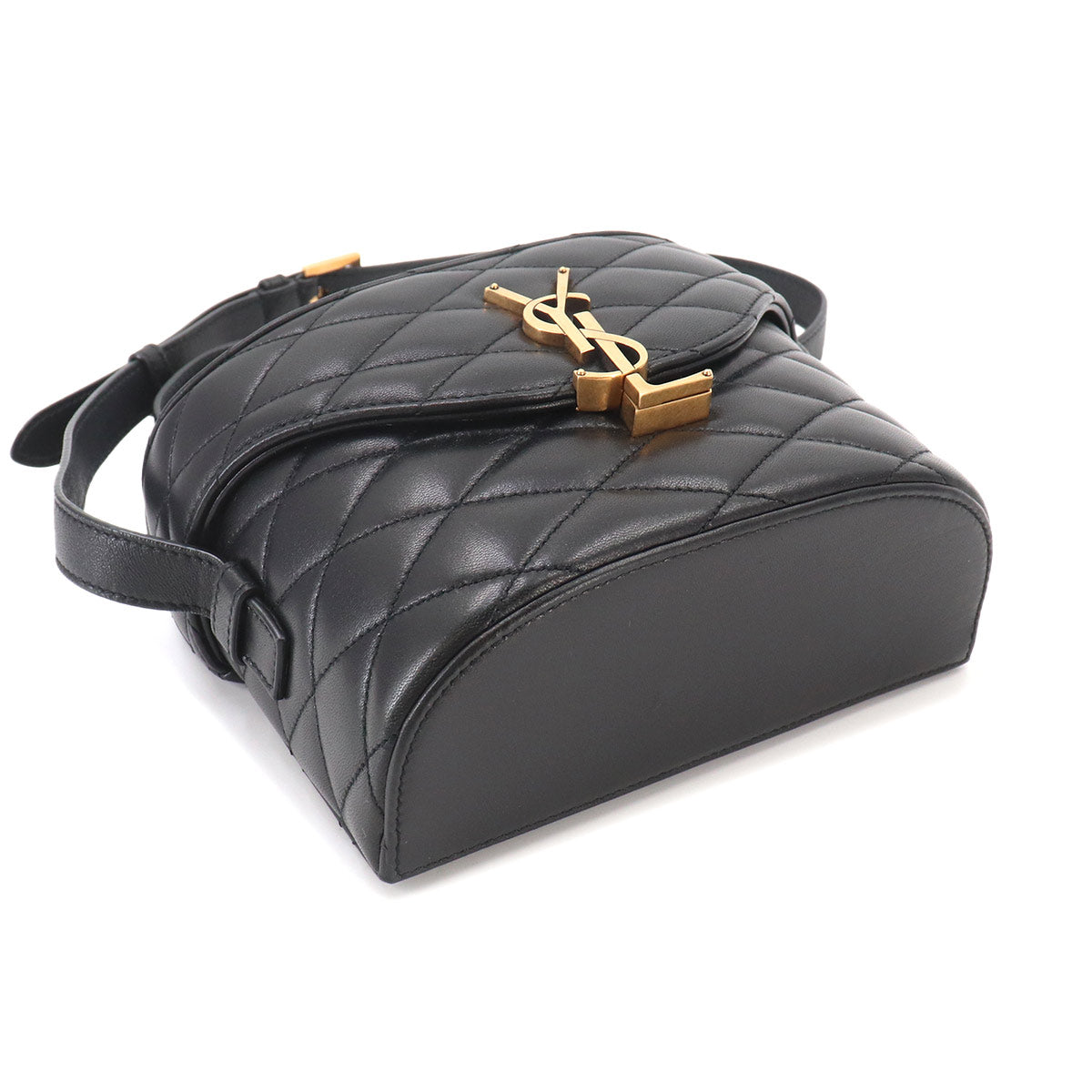 June Box Shoulder Bag Leather Black 710080 Purse