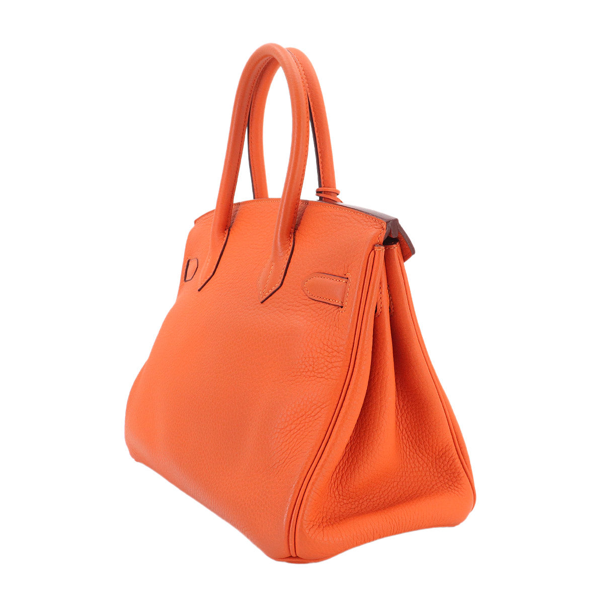 Birkin 30 Veau Togo Orange Hand Bag Purse