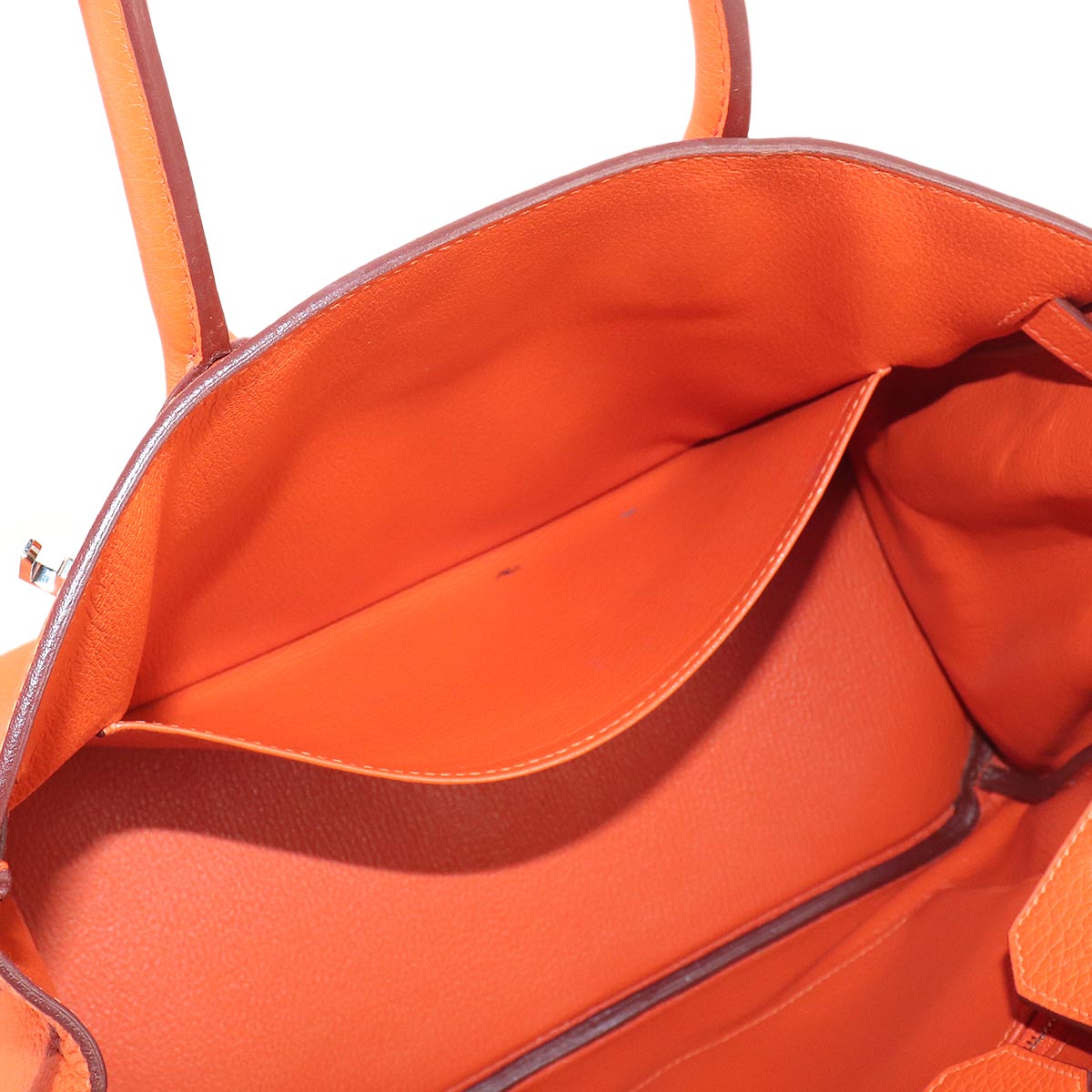 Birkin 30 Veau Togo Orange Hand Bag Purse