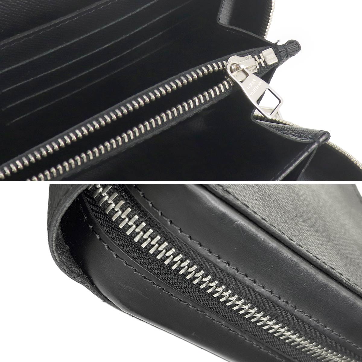 Damier Graphite Zippy XL Long Wallet Black Gray N41503