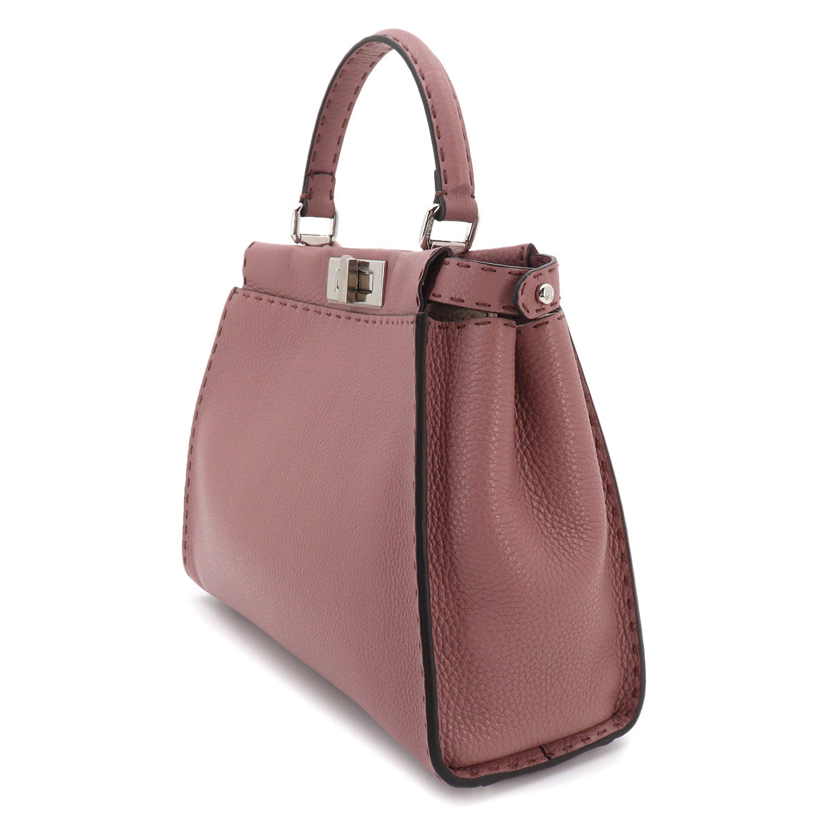 Selleria Peekaboo Regular 2way Hand Bag Leather Pink 8BN290