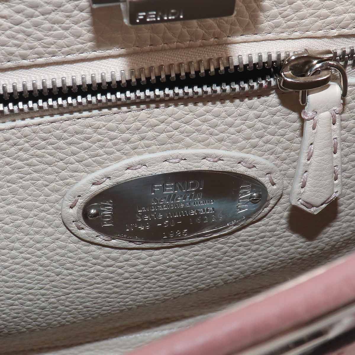 Selleria Peekaboo Regular 2way Hand Bag Leather Pink 8BN290