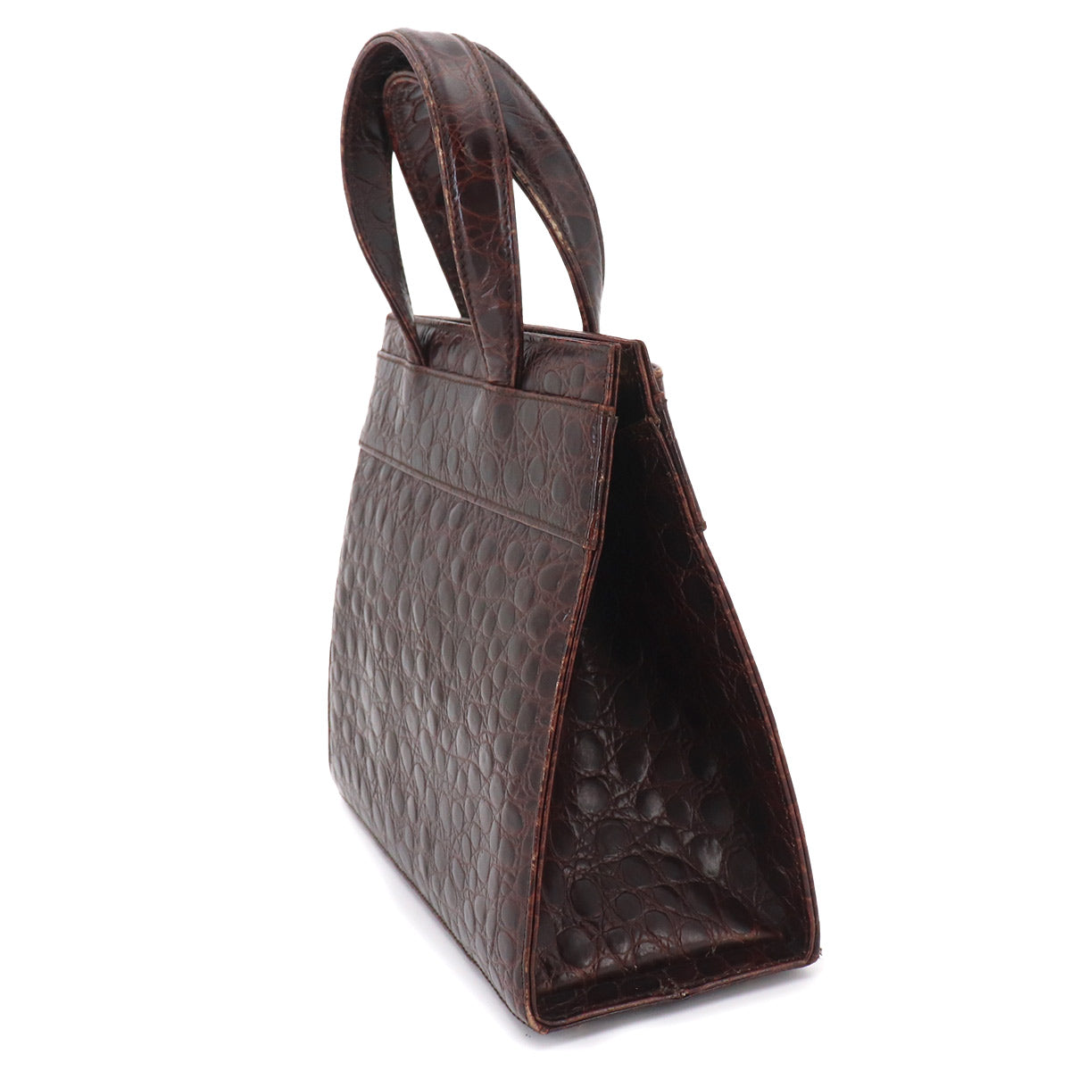 Vara 2way Hand Shoulder Bag Leather Brown Purse