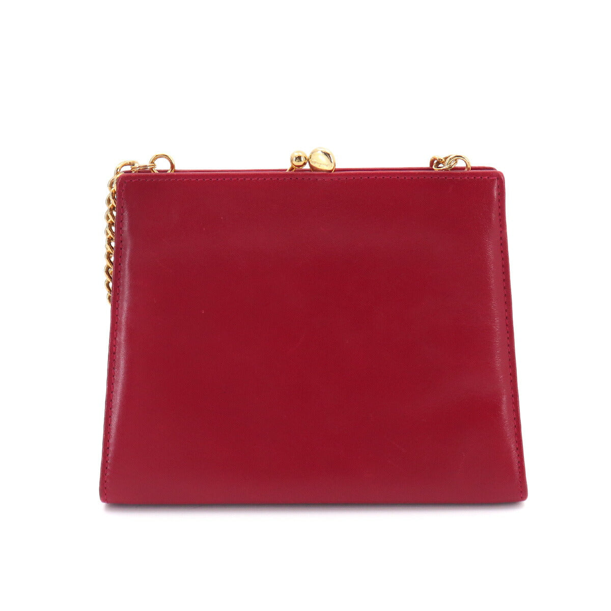 Vara Shoulder Bag Leather Red Vintage