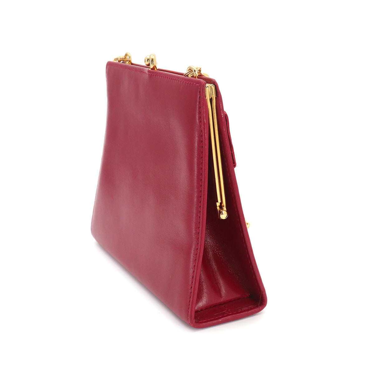 Vara Shoulder Bag Leather Red Vintage