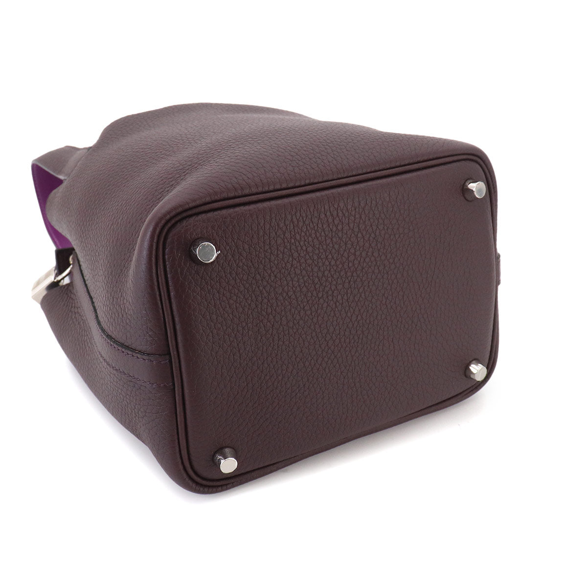Picotin Lock Eclat PM Hand Bag Traurillon Clemence Rouge Sellier