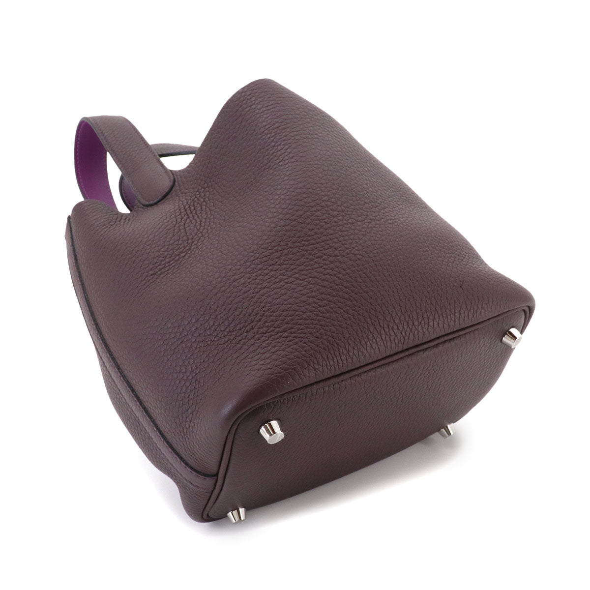 Picotin Lock Eclat PM Hand Bag Traurillon Clemence Rouge Sellier