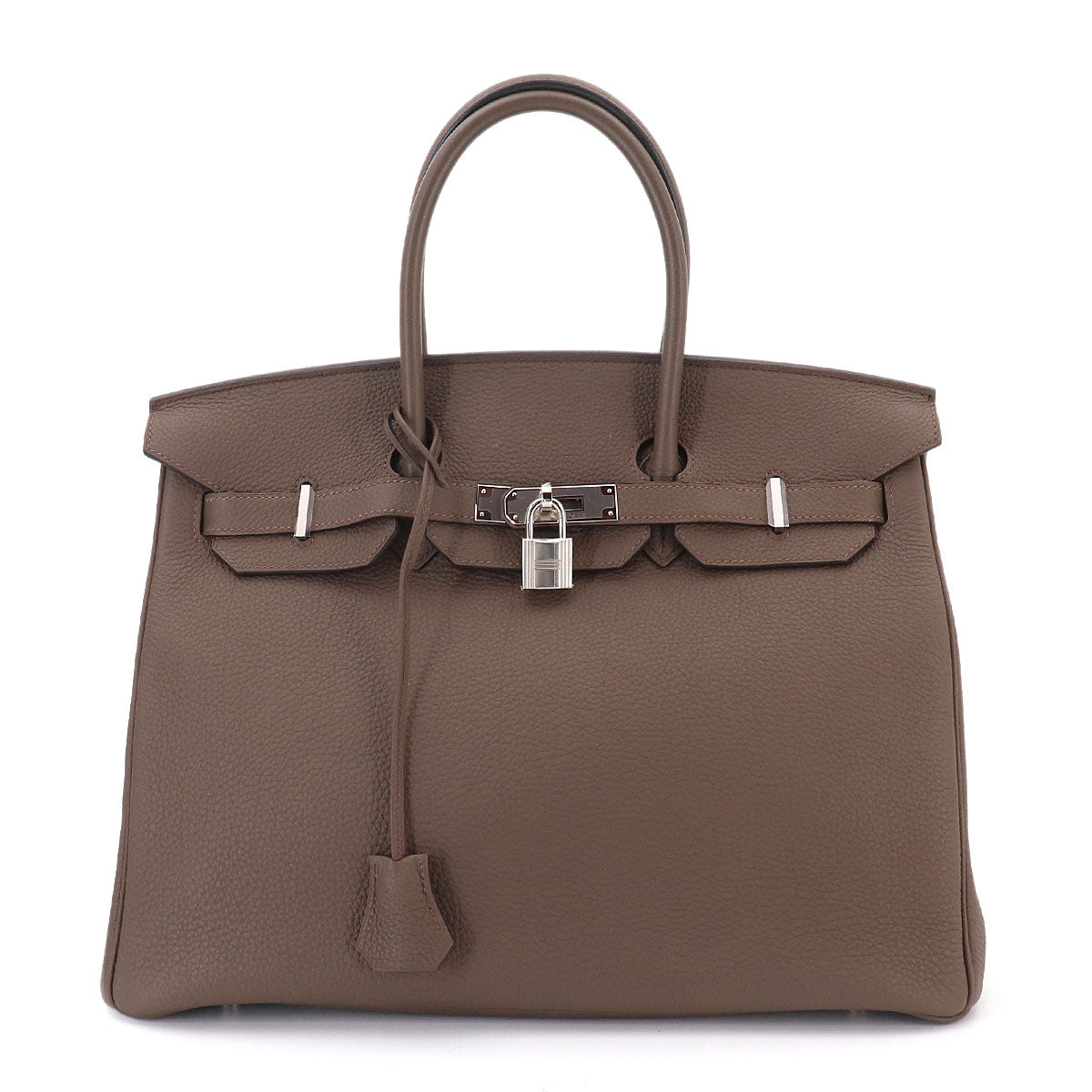 Birkin 35 Veau Togo Toupe Brown Hand Bag Purse