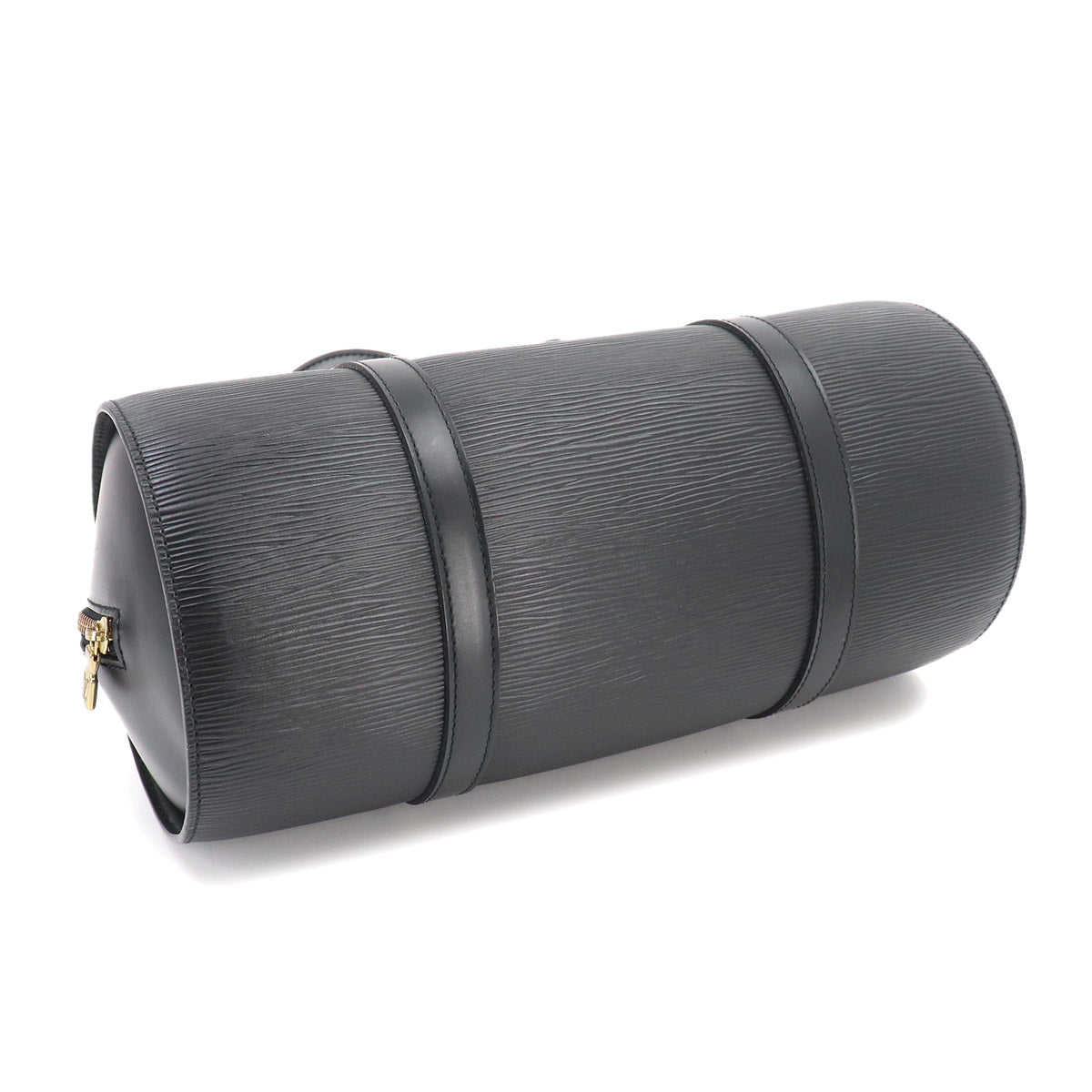 Epi Soufflot Hand Bag Leather Noir M52222 Purse
