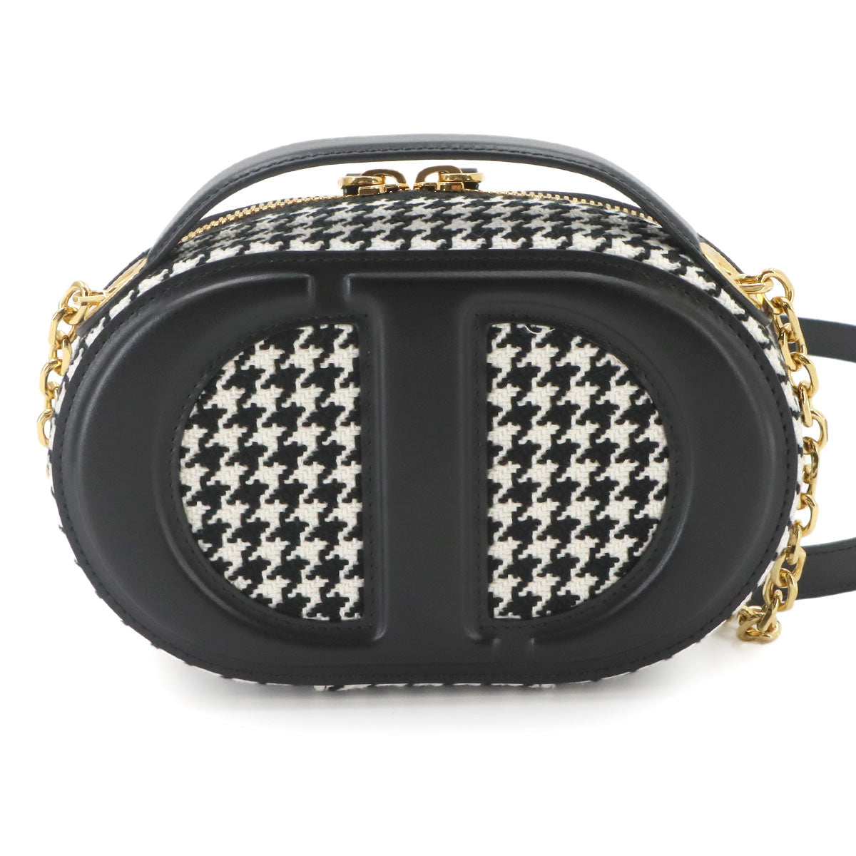 CD Signature Oblique Oval Camera Shoulder Bag Canvas