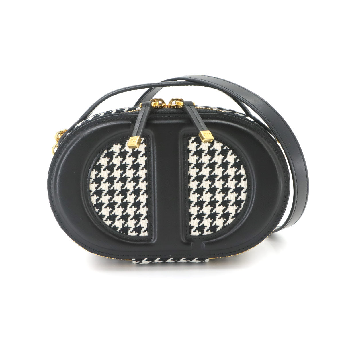 CD Signature Oblique Oval Camera Shoulder Bag Canvas