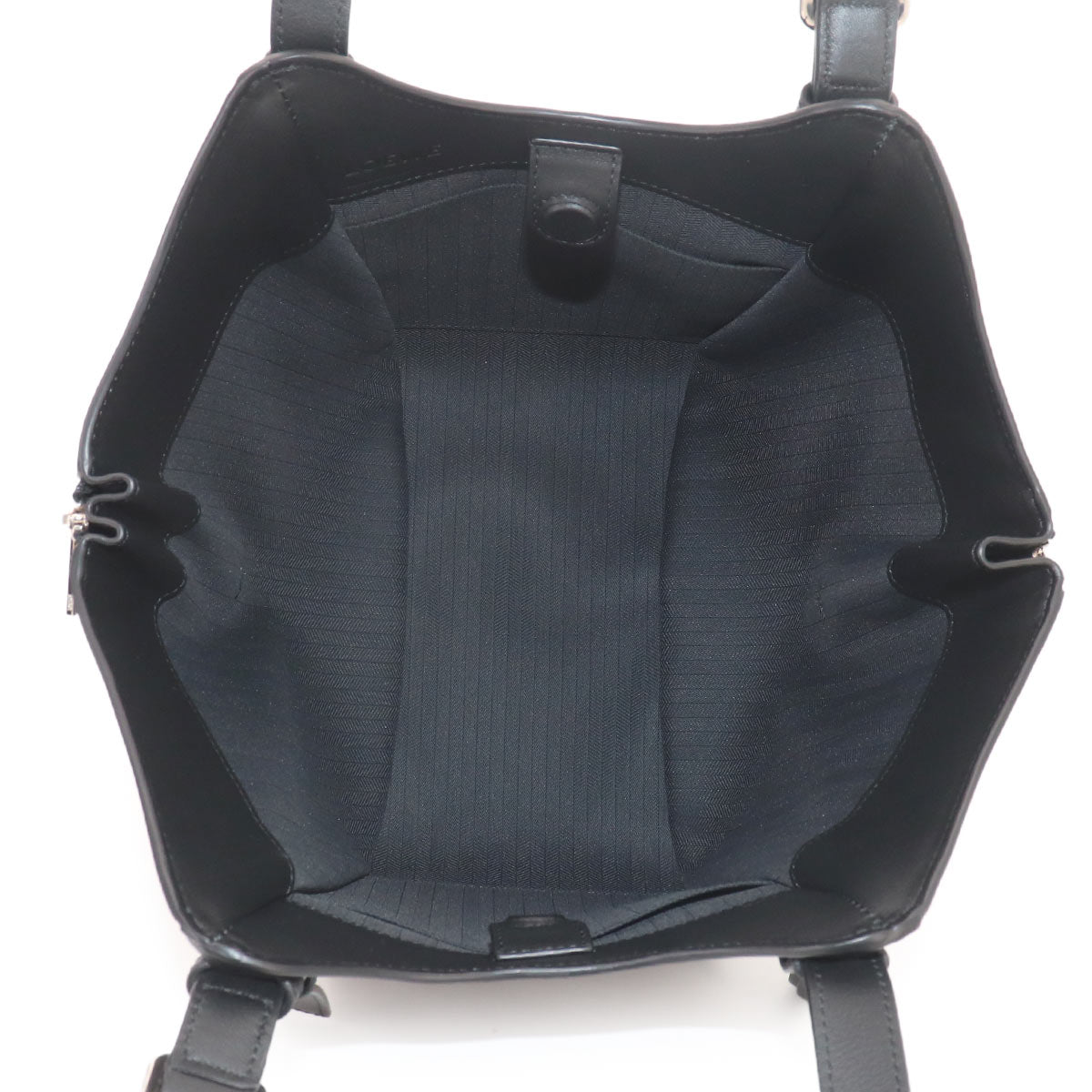 Hammock Flip Hand Shoulder Bag Leather Black A538HHBX07