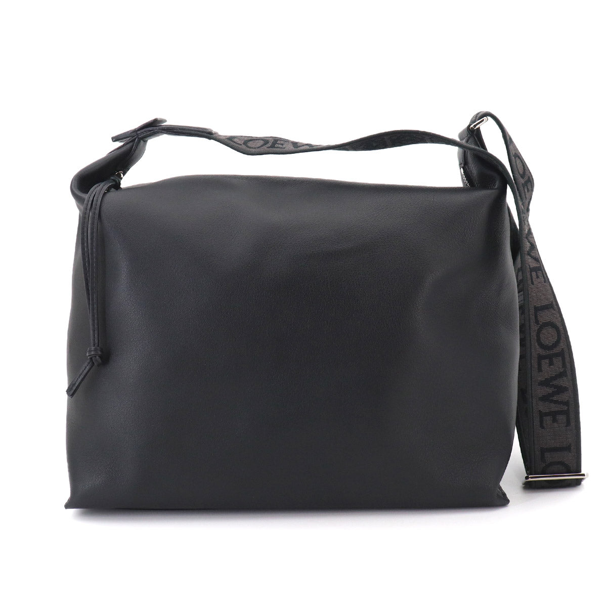 Cubi Crossbody Shoulder Bag Leather Black Anagram