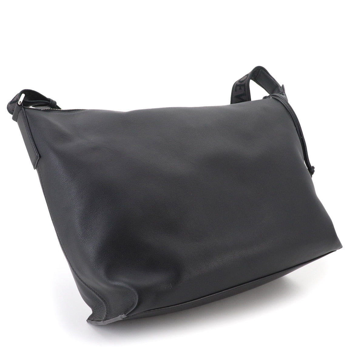 Cubi Crossbody Shoulder Bag Leather Black Anagram