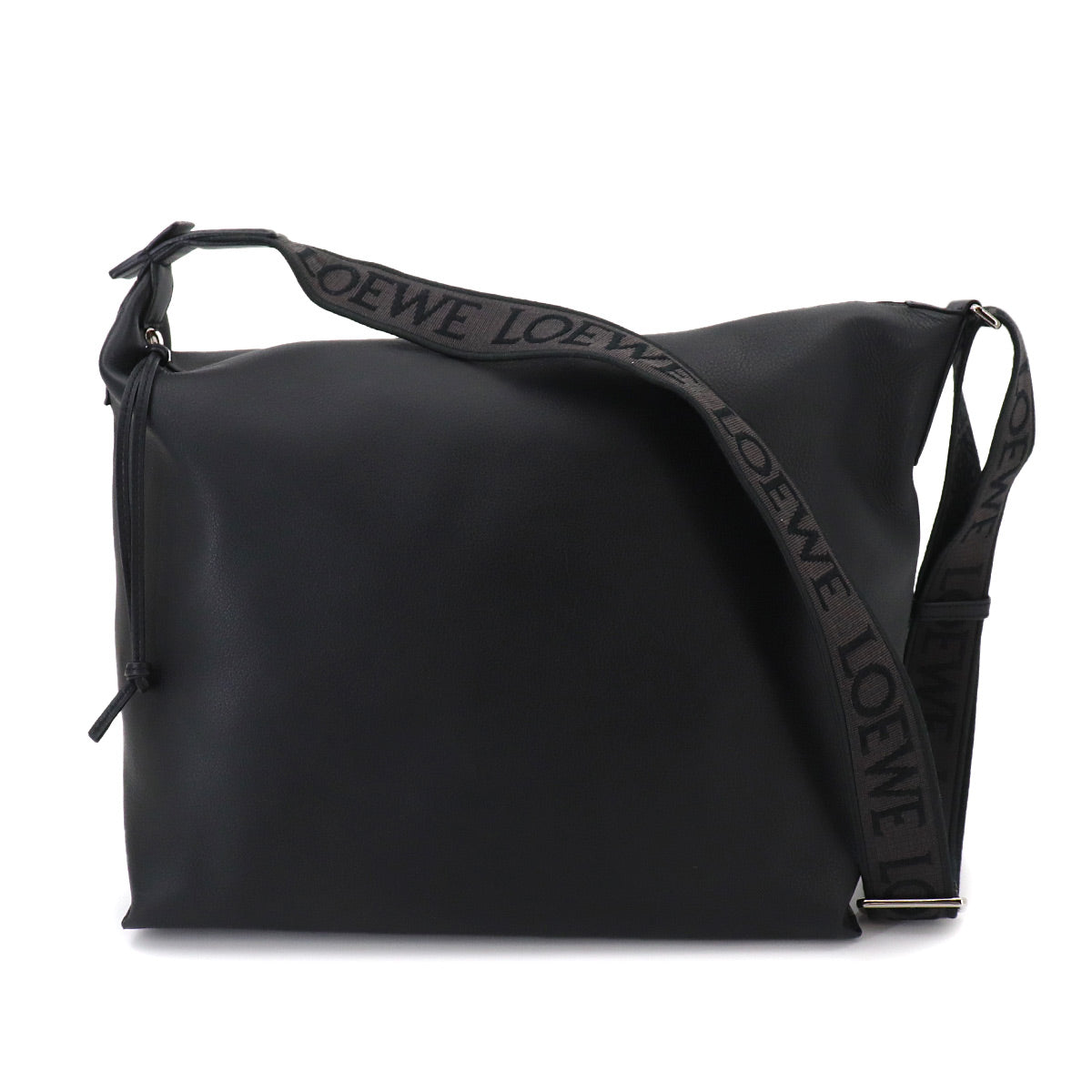 Cubi Crossbody Shoulder Bag Leather Black Anagram
