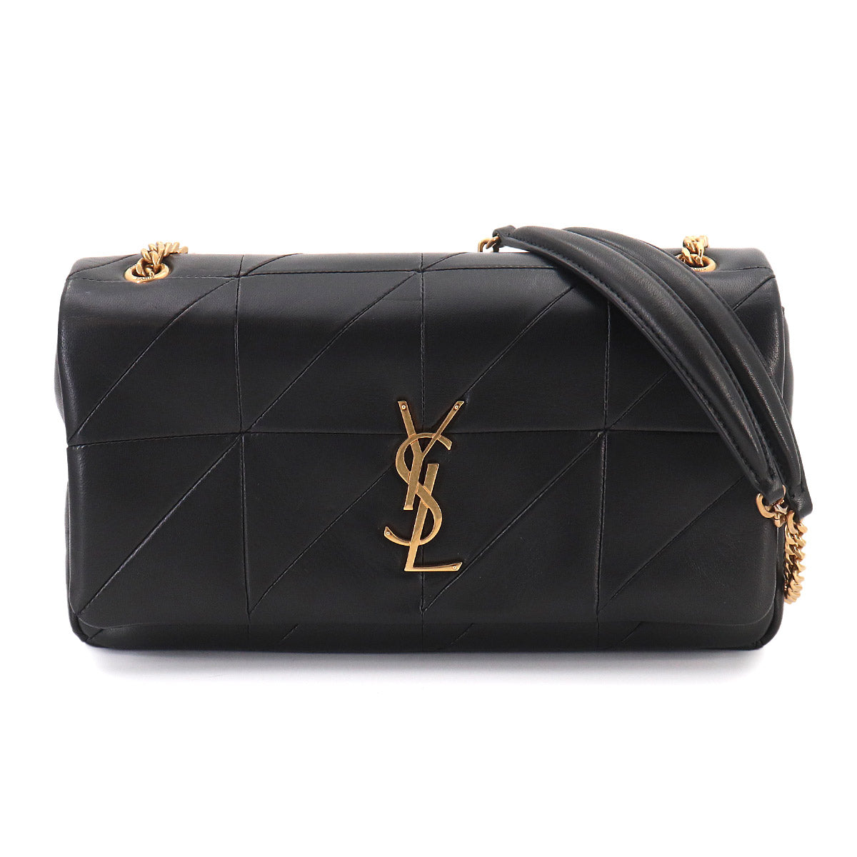 Jamie Chain Shoulder Bag Leather Black 515821 Purse