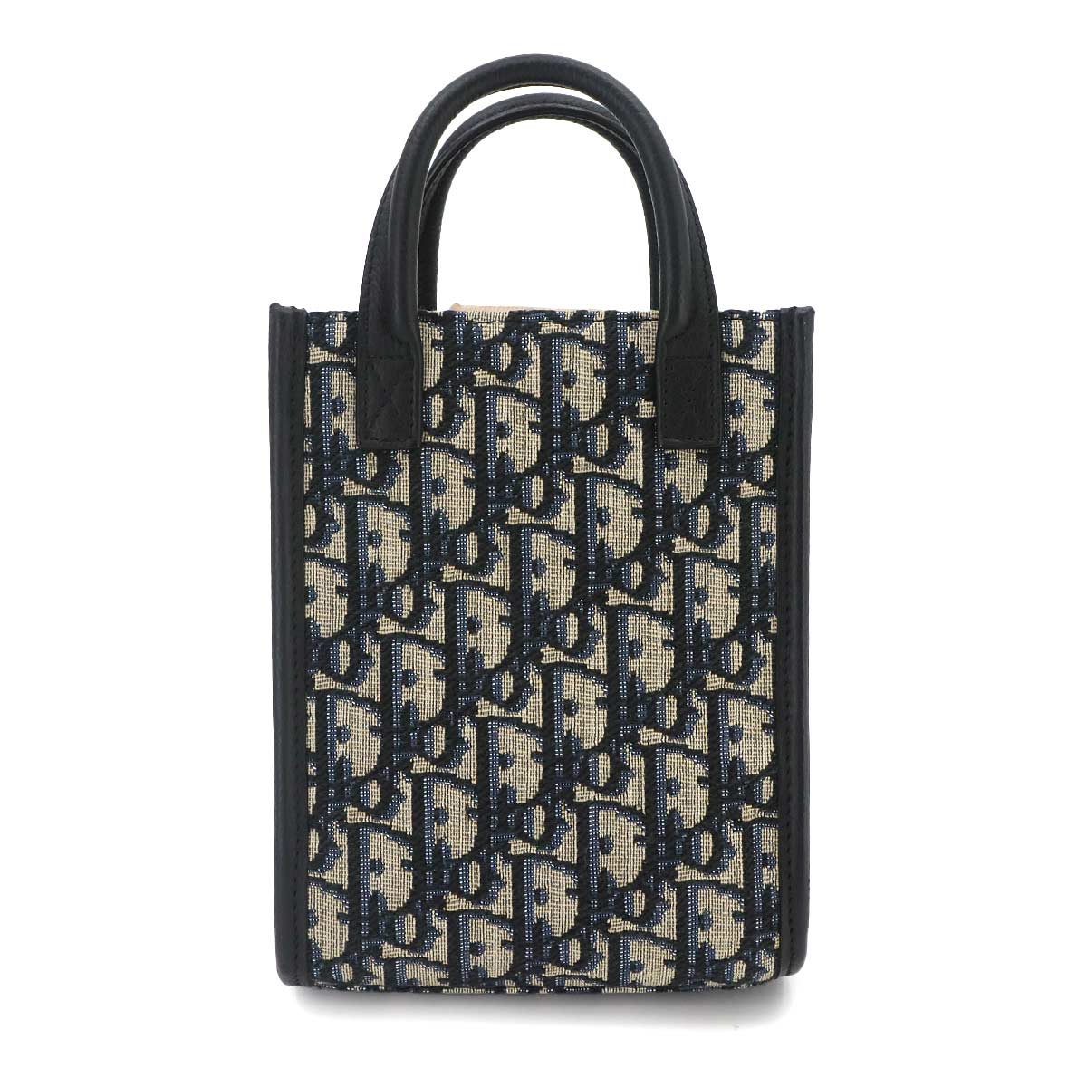 Safari North South Tote Shoulder Bag Oblique Canvas