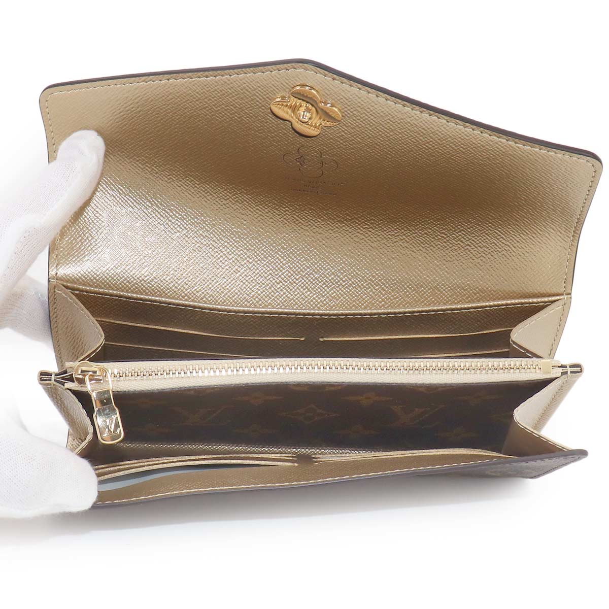 Vivienne Monogram Sarah Wallet Gold M15336 Purse