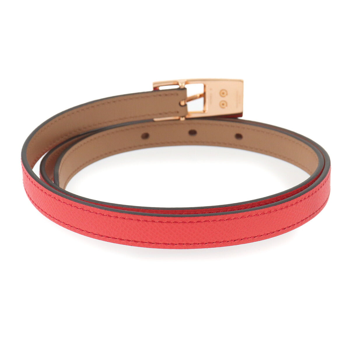 Lucky 15 Reversible Belt Epsom Swift Rose Jaipur Chai Accessory