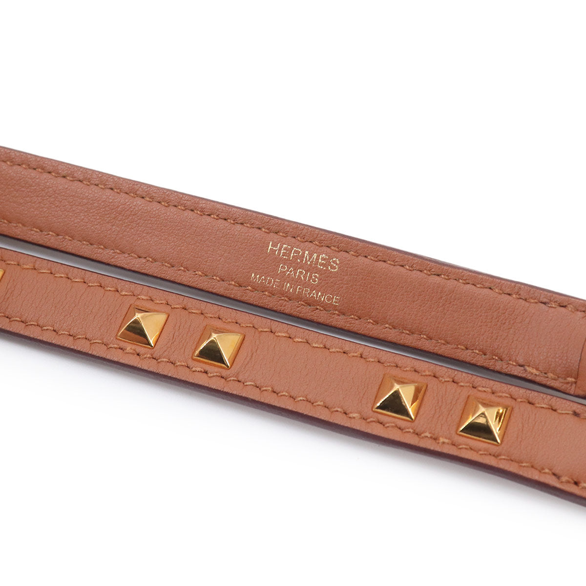 Bandouliere Mini Dog Medor Shoulder Strap Veau Swift Brown