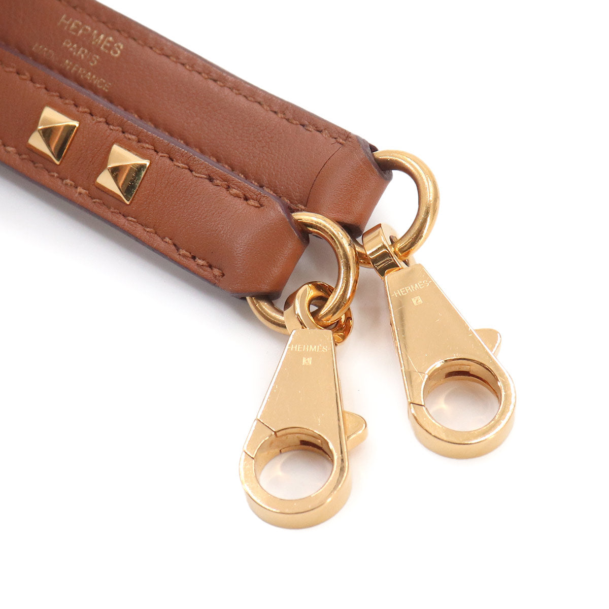 Bandouliere Mini Dog Medor Shoulder Strap Veau Swift Brown