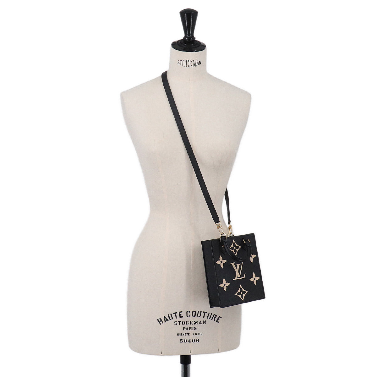 Monogram Empreinte Petit Sac Plat Black Beige M81416