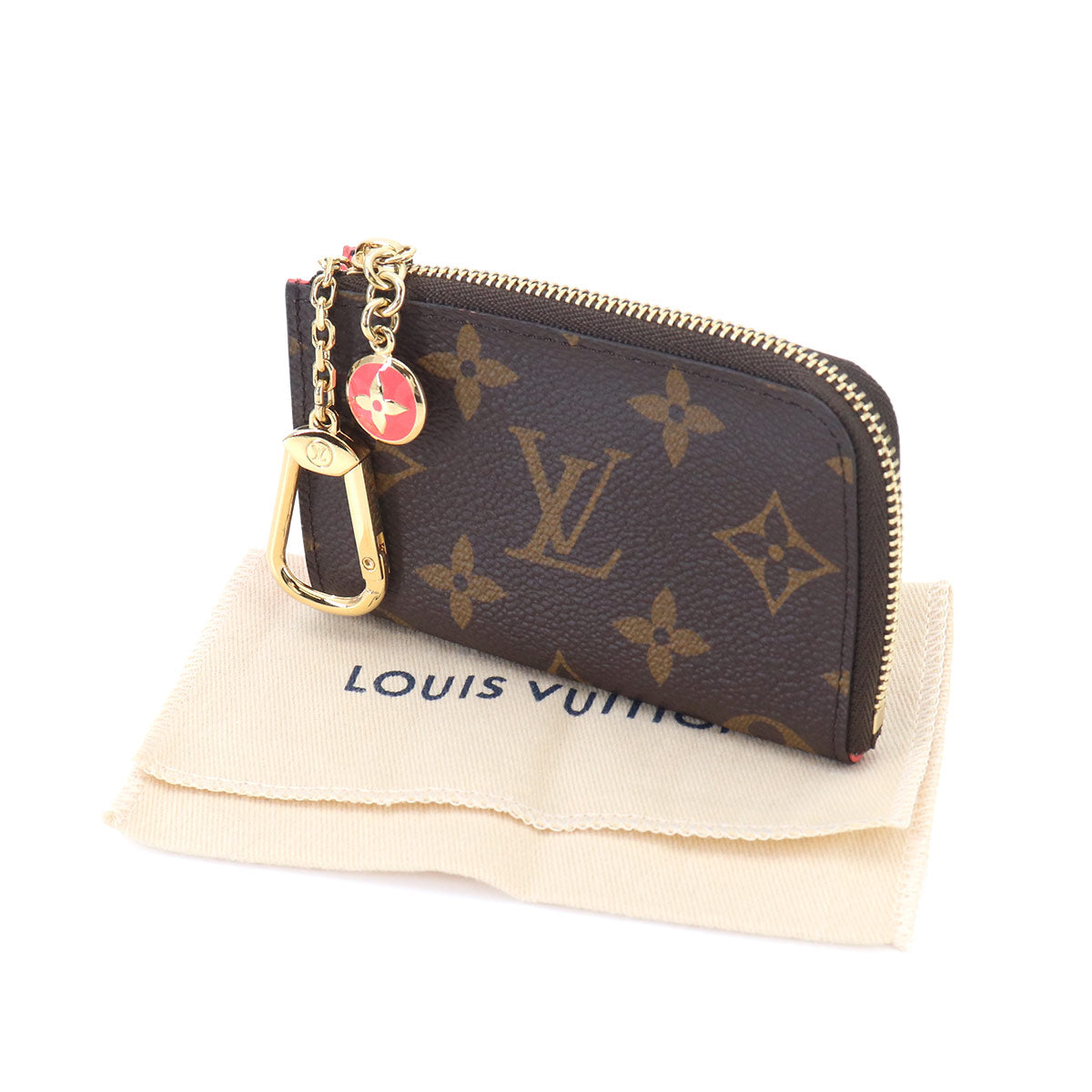 Monogram Noa Key Holder Sweet Coral Coin Case M14529