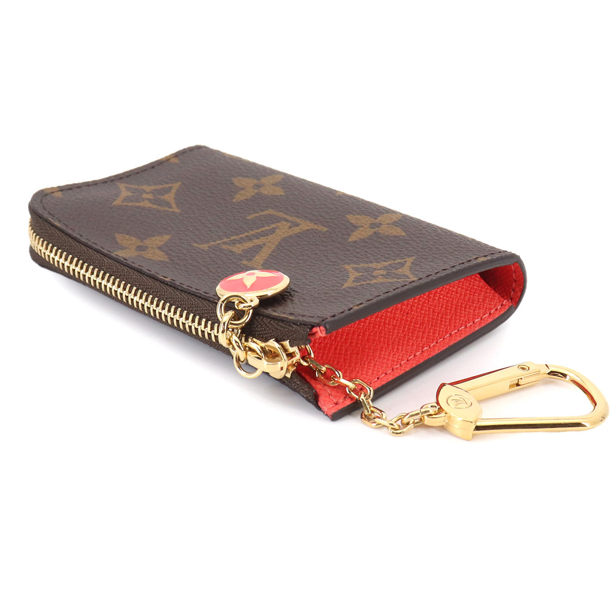 Monogram Noa Key Holder Sweet Coral Coin Case M14529