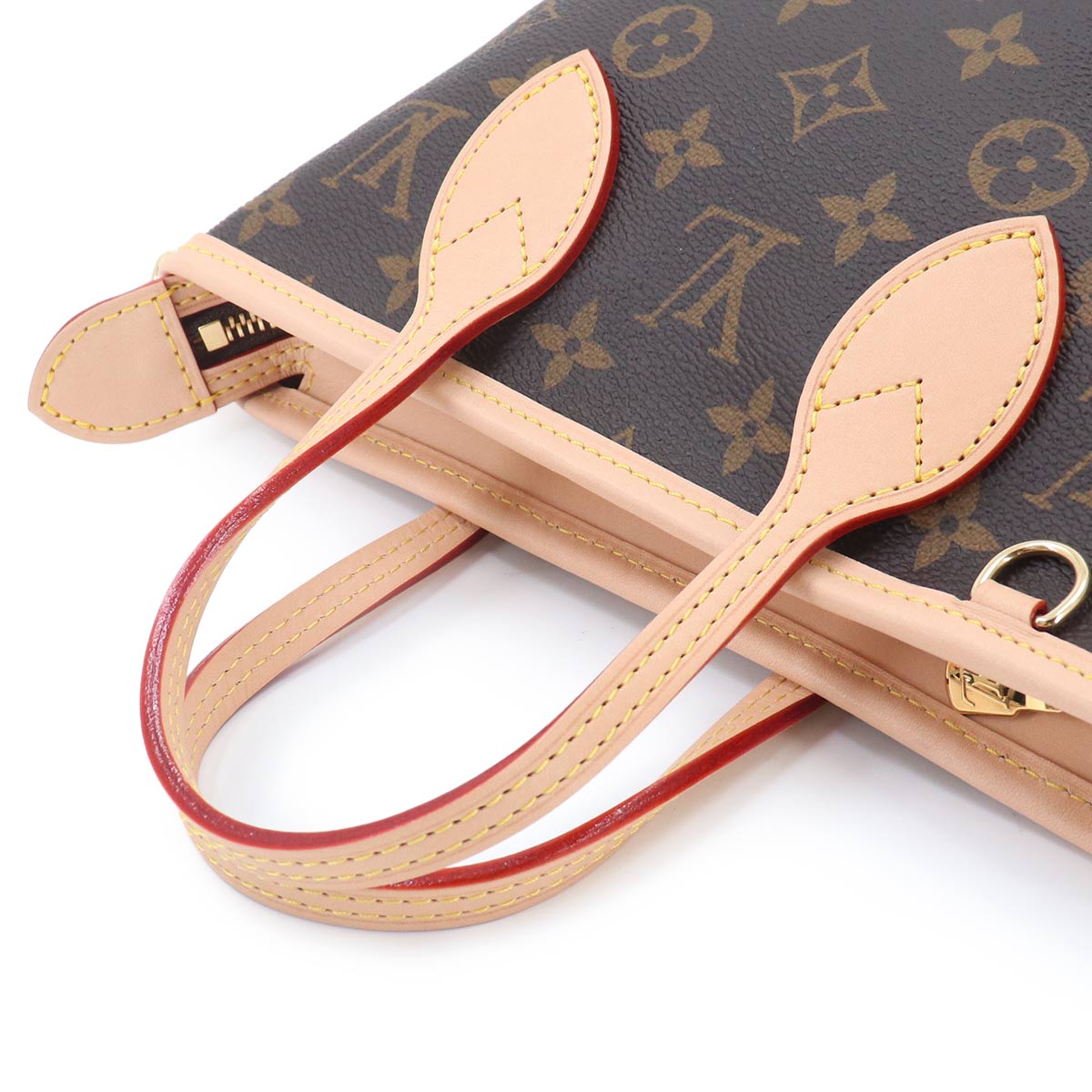 Monogram Neverfull BB Tote Shoulder Bag Brown M46705