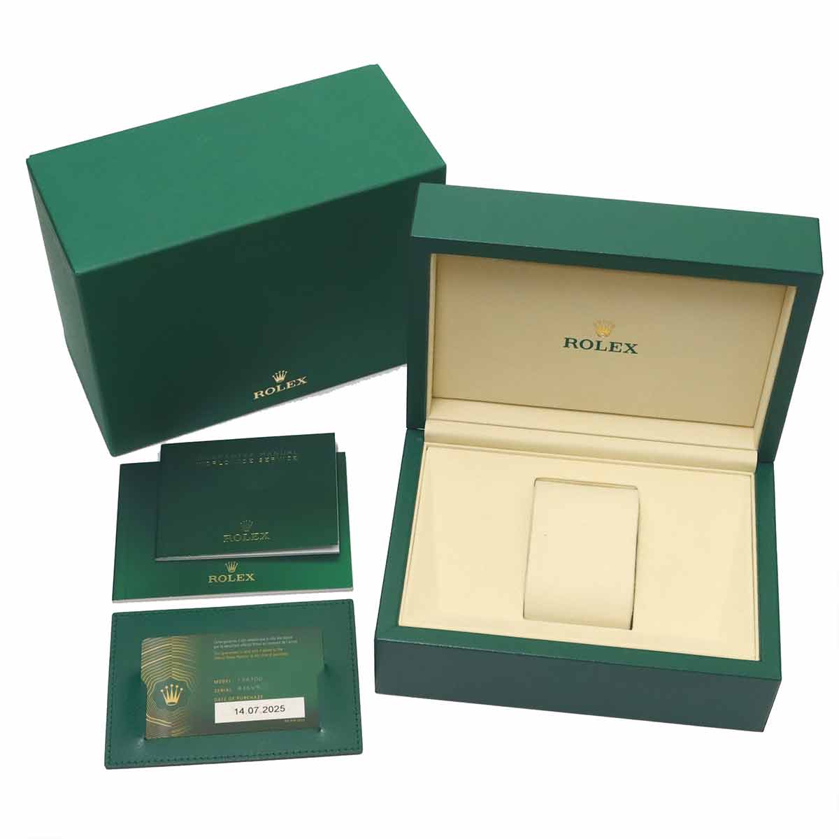 Oyster Perpetual 134300 Serial Random Automatic Pistachio Dial