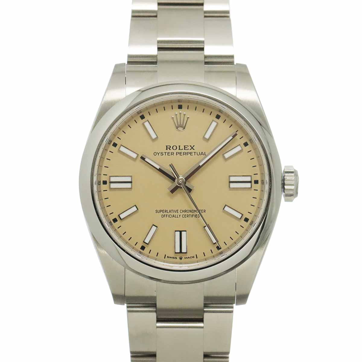 Oyster Perpetual 134300 Serial Random Automatic Pistachio Dial