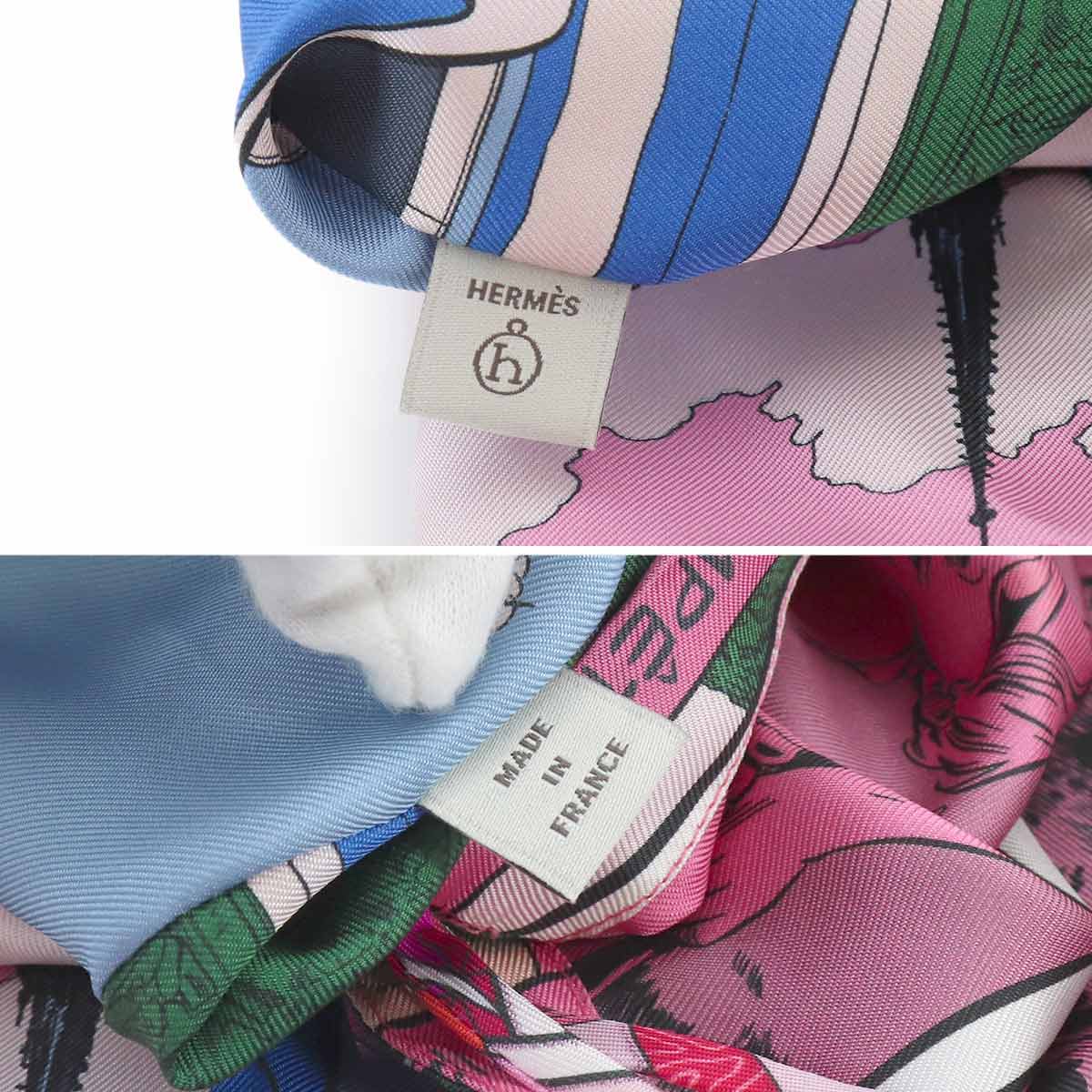 Petit H Tote Bag Silk 100% Multicolor Purse