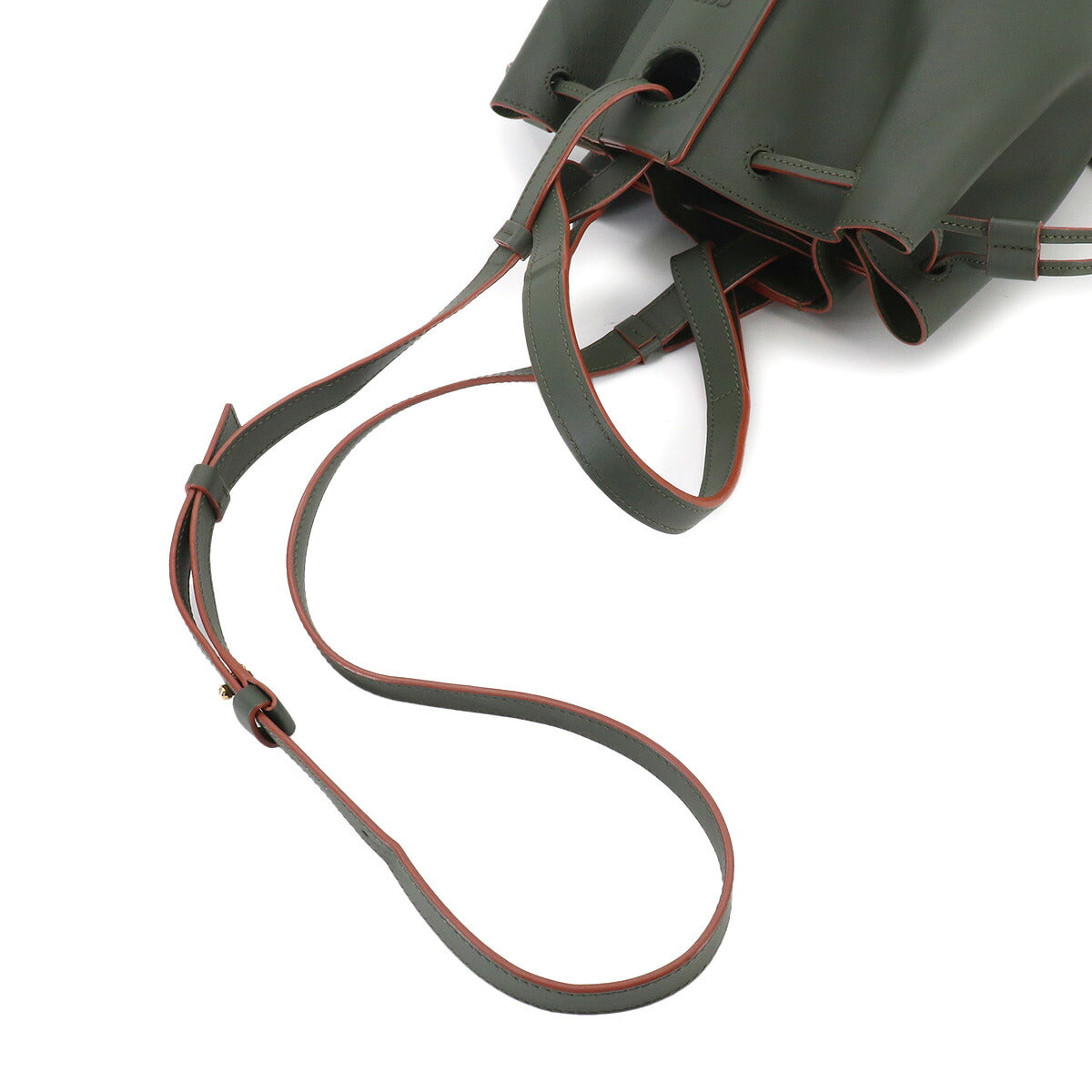 Balloon Small Shoulder Bag Leather Green