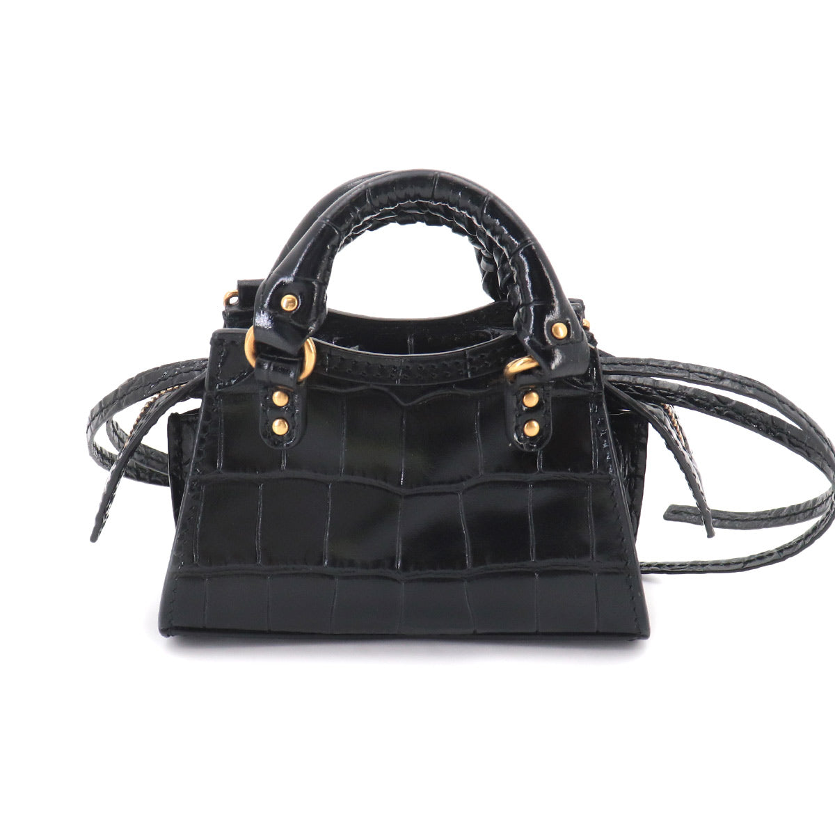 Classic Super Nano City 2way Hand Shoulder Bag 669537 Black