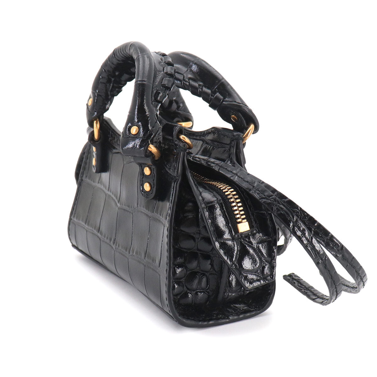 Classic Super Nano City 2way Hand Shoulder Bag 669537 Black
